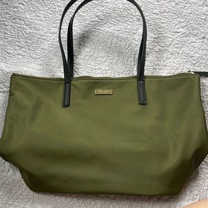 Army green Kate Spade Tote Bag